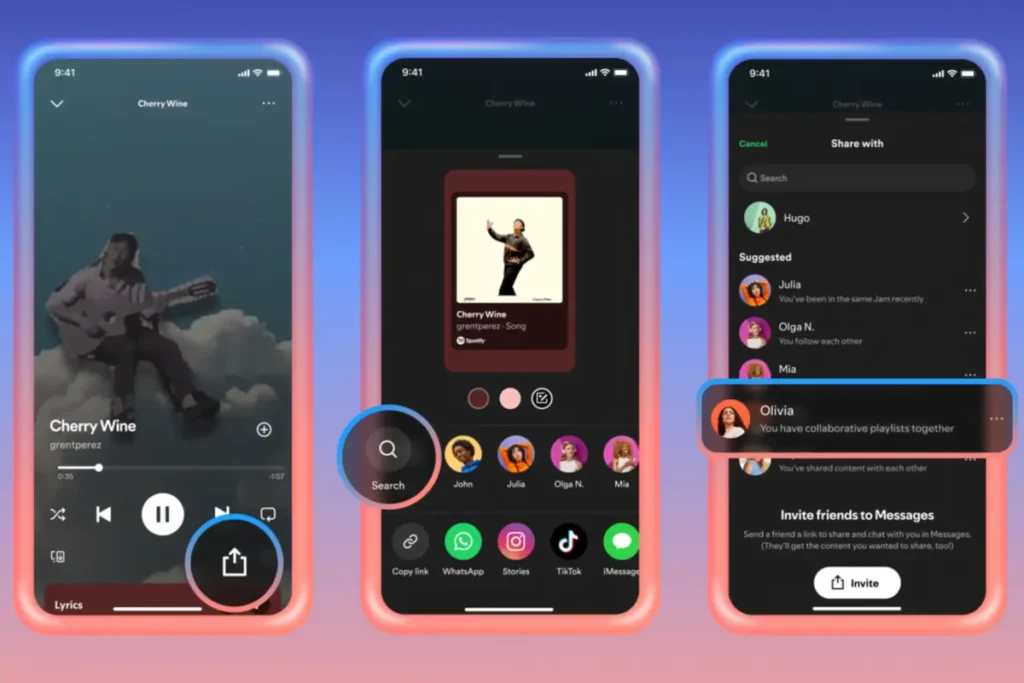 Spotify introduceert groepschats