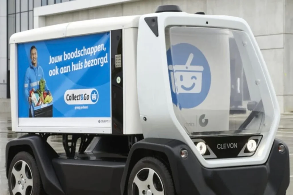 Colruyt zet zelfrijdende bezorgbusjes