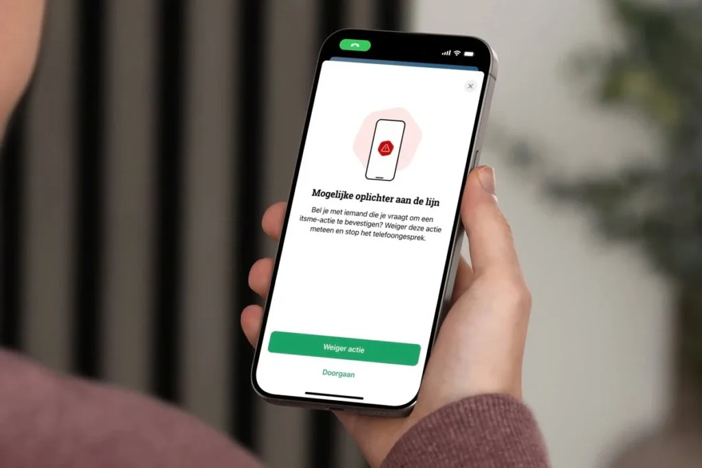 Antifraude-functies bij Itsme